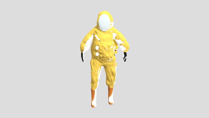 Backrooms Hazmat 3D Model
