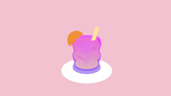 Cocktail 3D Model