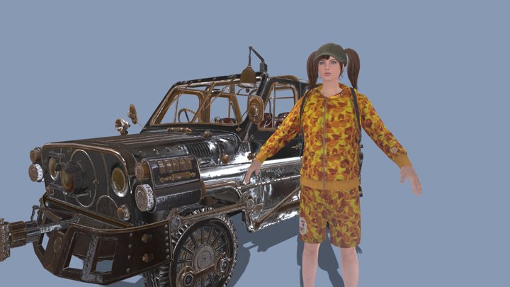 PUBG RIP 3D Model