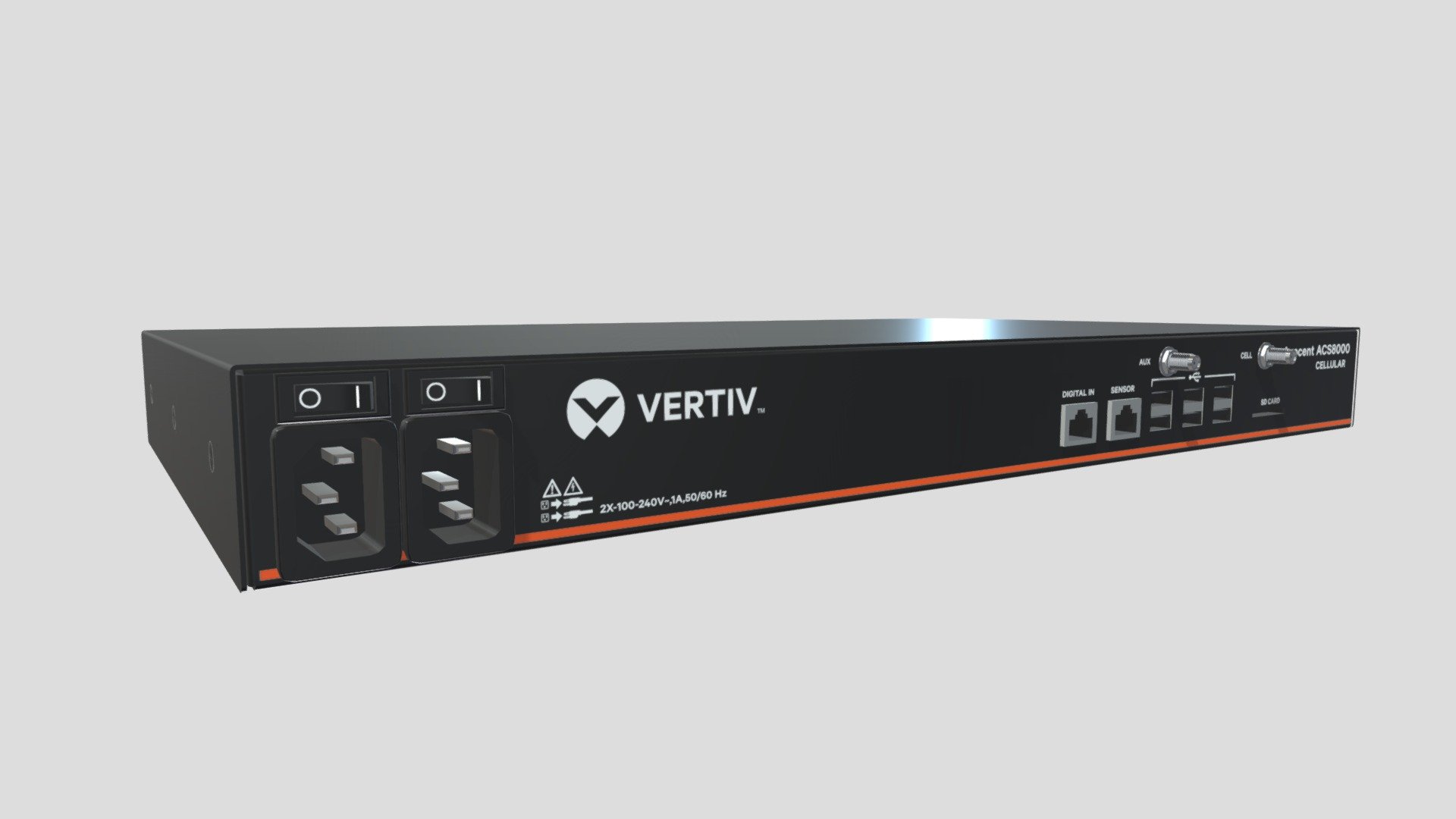 ACS8016 NA DAC 400 - 3D model by Vertiv [6075413] - Sketchfab