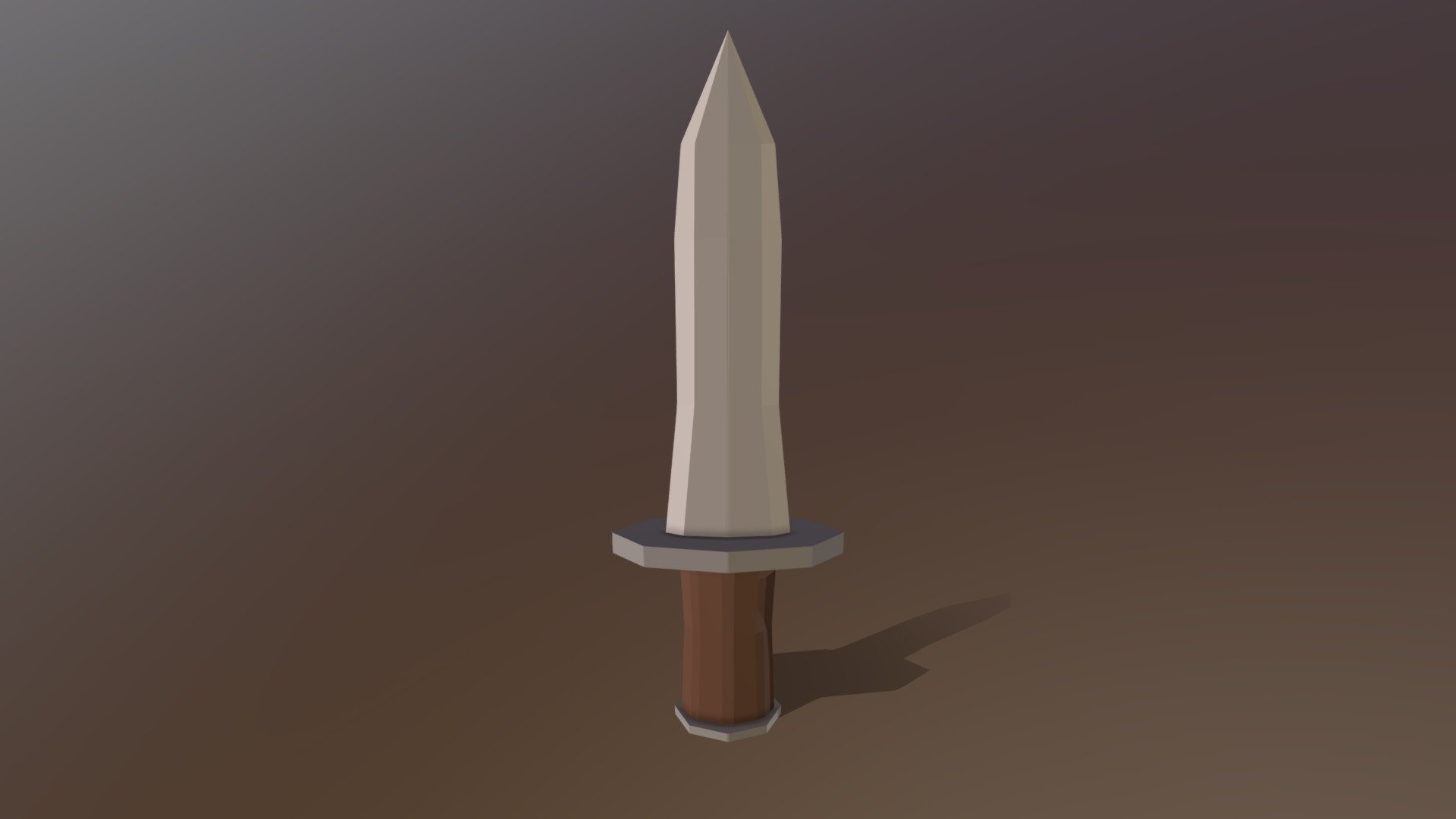 Low-Polly Dagger