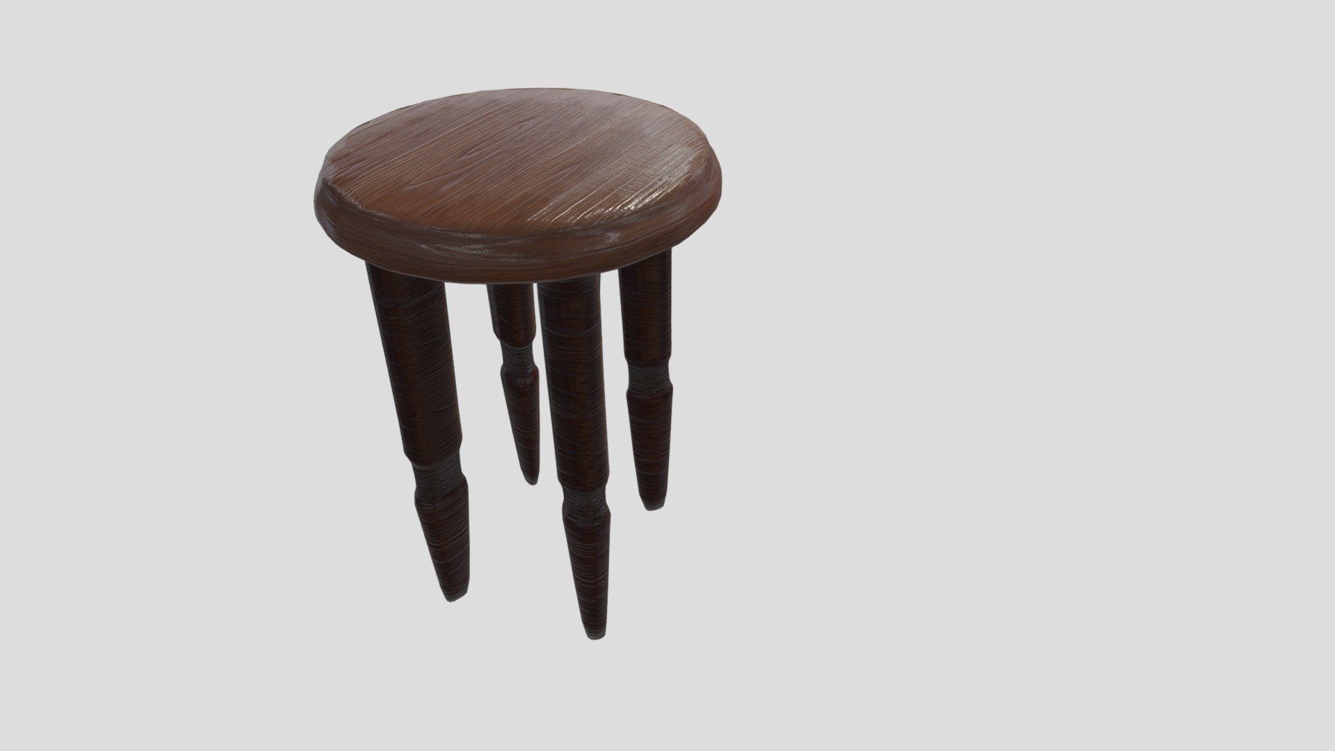 Taburete de madera