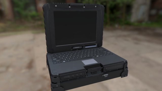 Rugged Laptop 3D Model