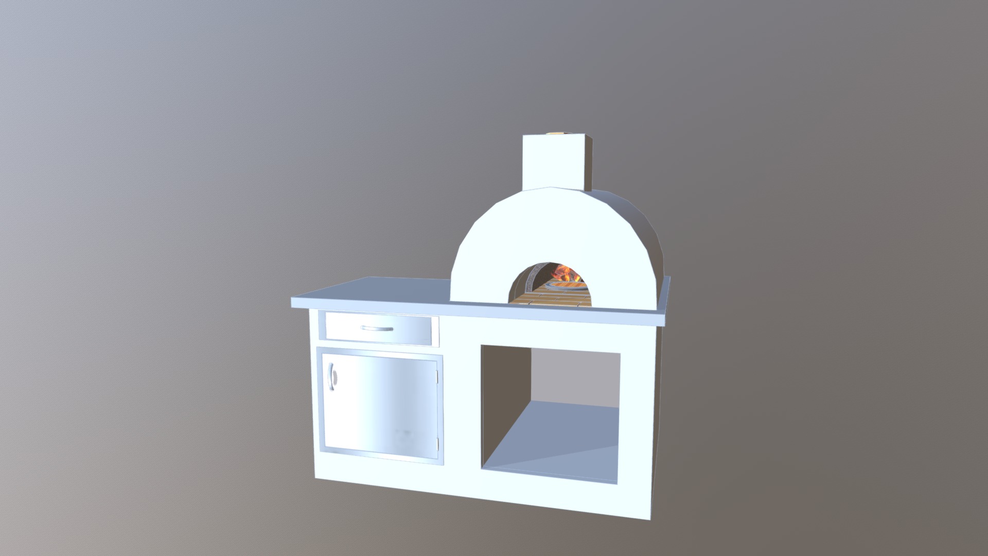 Custom Pizza Oven 3d Model By Danielmond 6077897 Sketchfab 5071