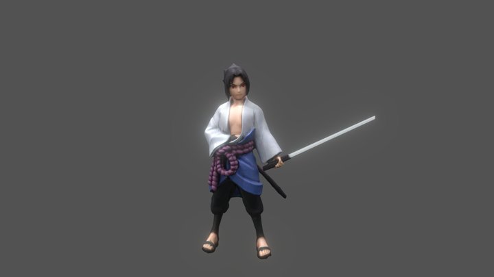 Sasuke Uchiha 3D Model