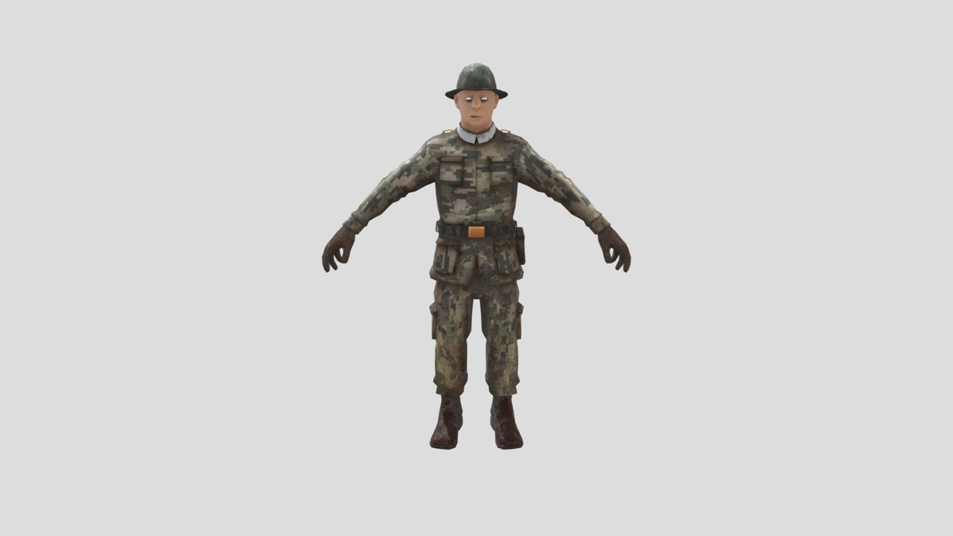 Soldier Texuring Practice task