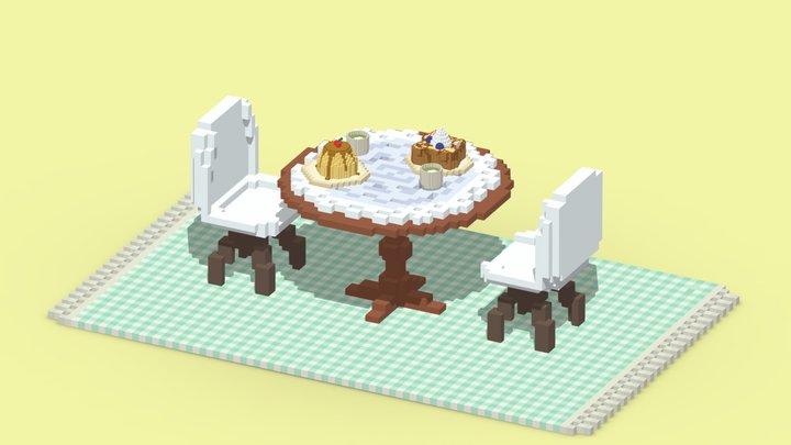 Cafe Teatime 3D Model