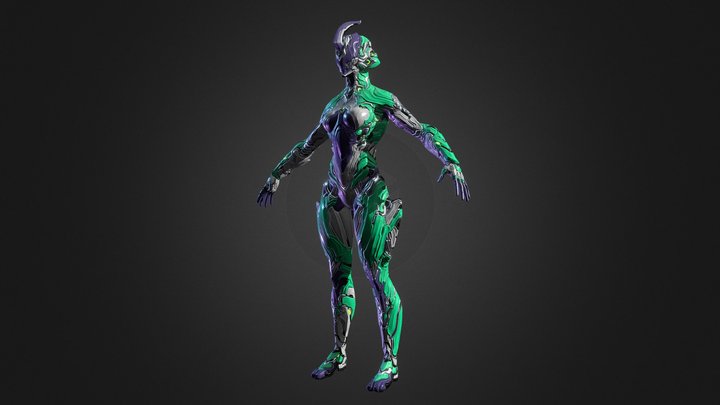 Technopsyche Nyx Skin 3D Model