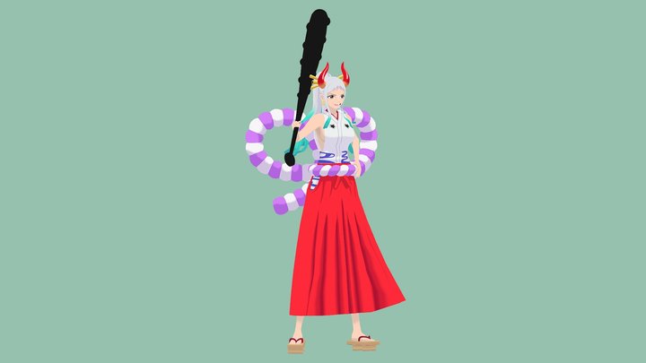 ONE PIECE YAMATO 3D Model