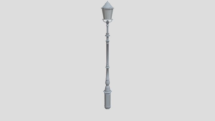 Allee Lampe antik 3D Model