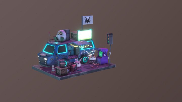 Digimon_Van 3D Model