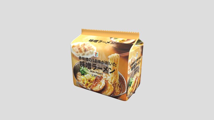 Miso Ramen 3D Model