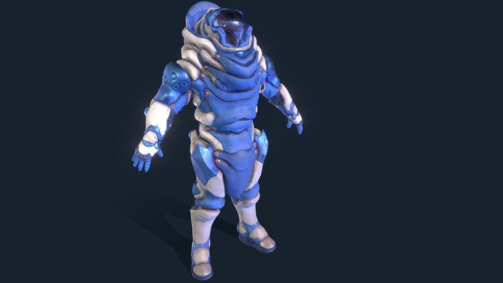 Juggernaut Spacesuit 3D Model