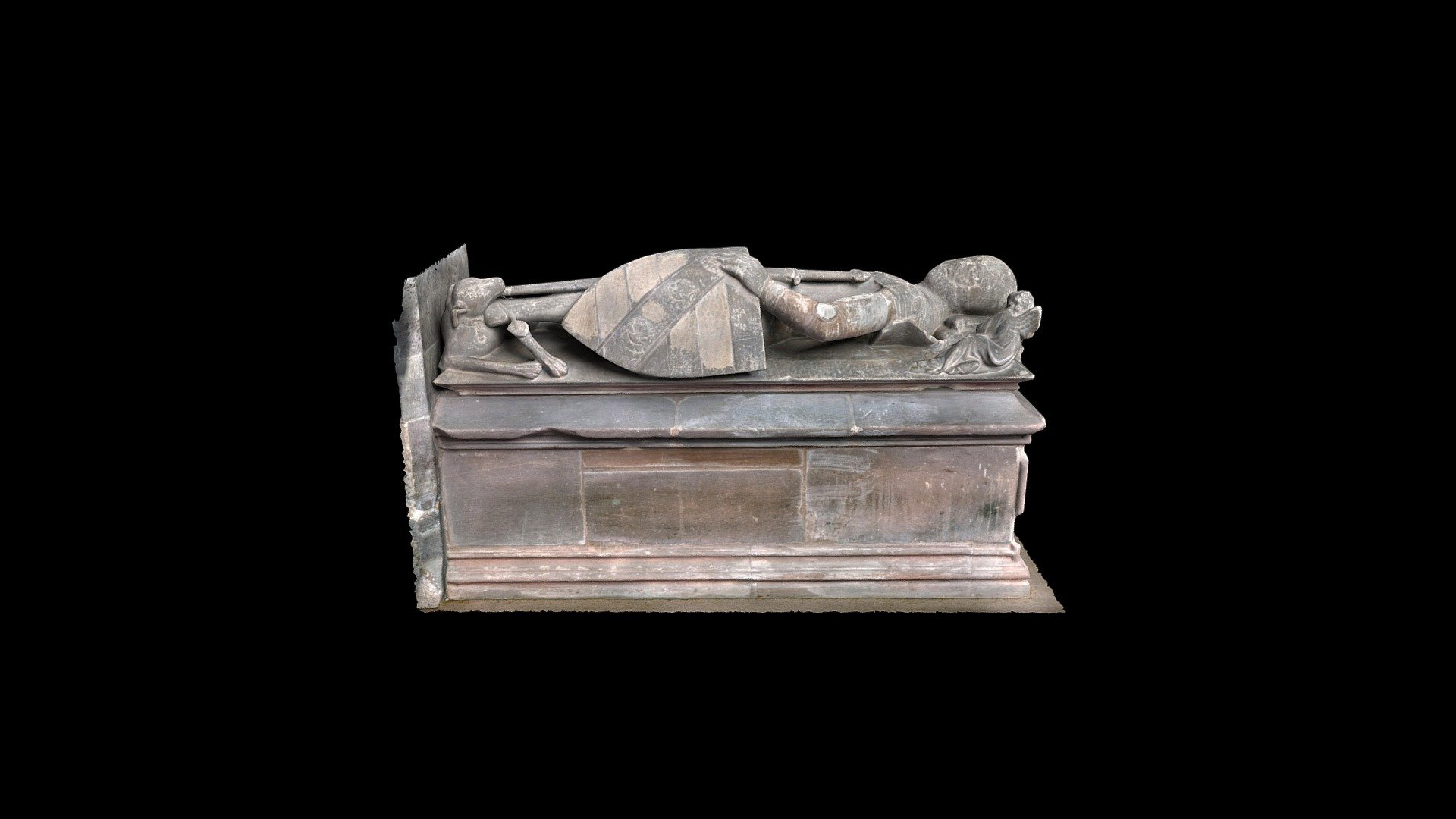Tomb, probably of Sir Richard de Pembrugge.