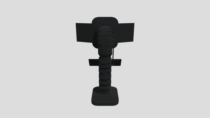 Scifi Work Console 3D Model