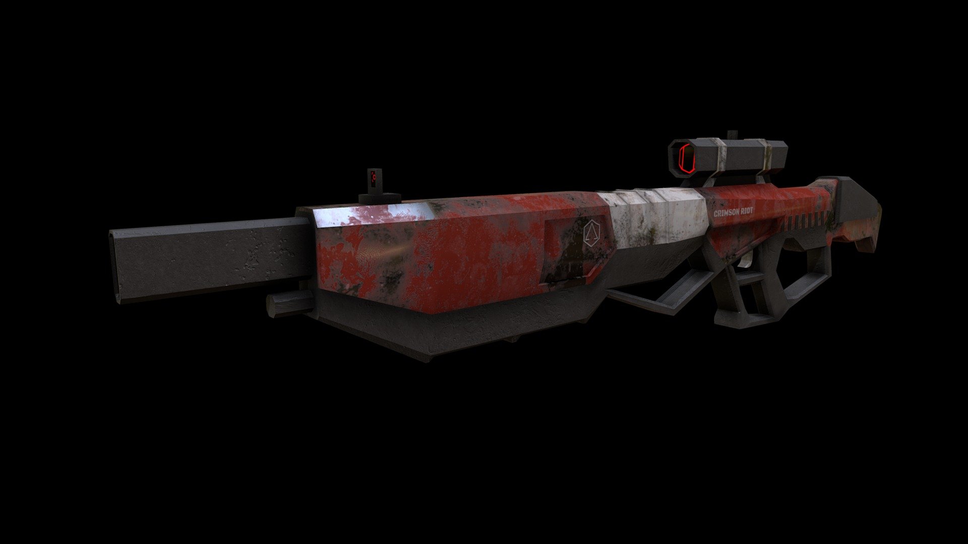 Crimson Riot Sniper Rifle - Download Free 3D model by Bl4ckGh0st ...