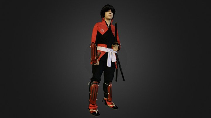 Guerrero Manga 3D Model