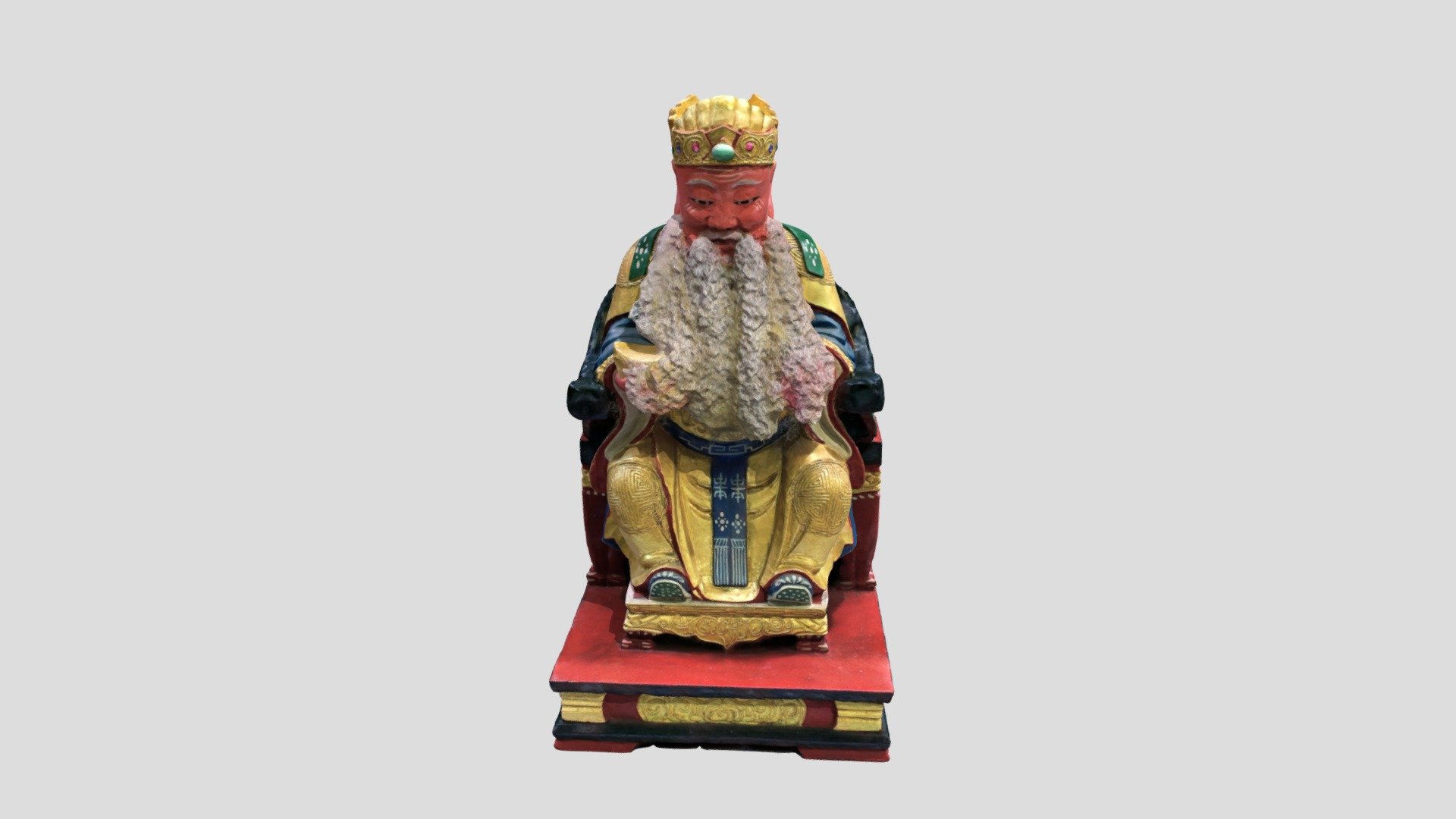8 拜殿神像土地公 — Sketchfab embed 3D viewer
