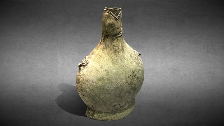 Fish-shaped Hu (wine vessel) 3D Model