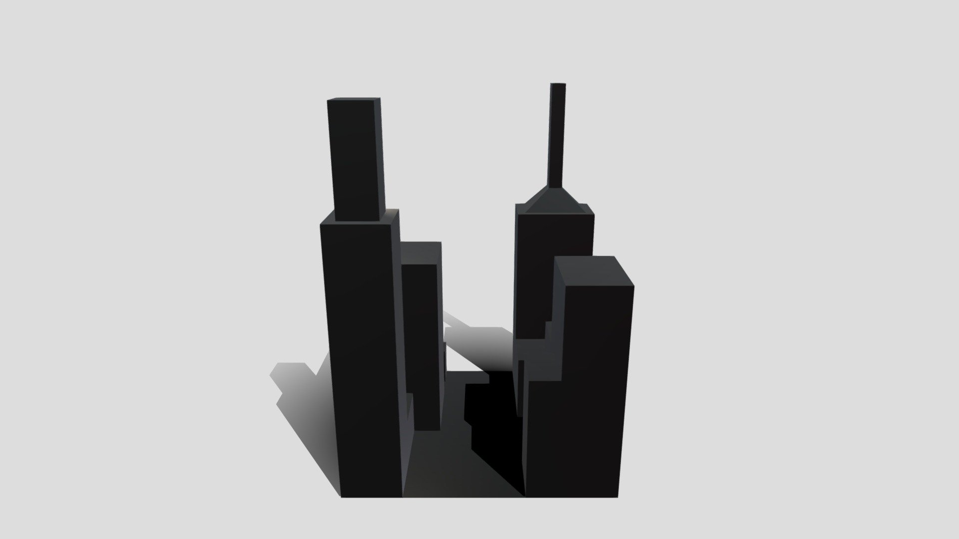 3D Sketchbook 4 Sunny Mini-cityscape