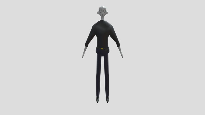 Low Poly charcter 3D Model