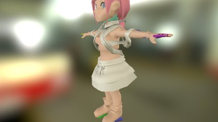 test to game 3D Model