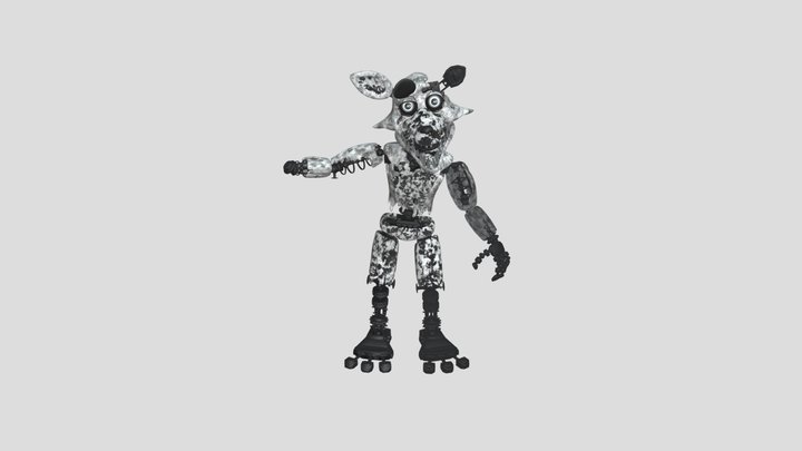 Torres Withered Foxy New 3D Model