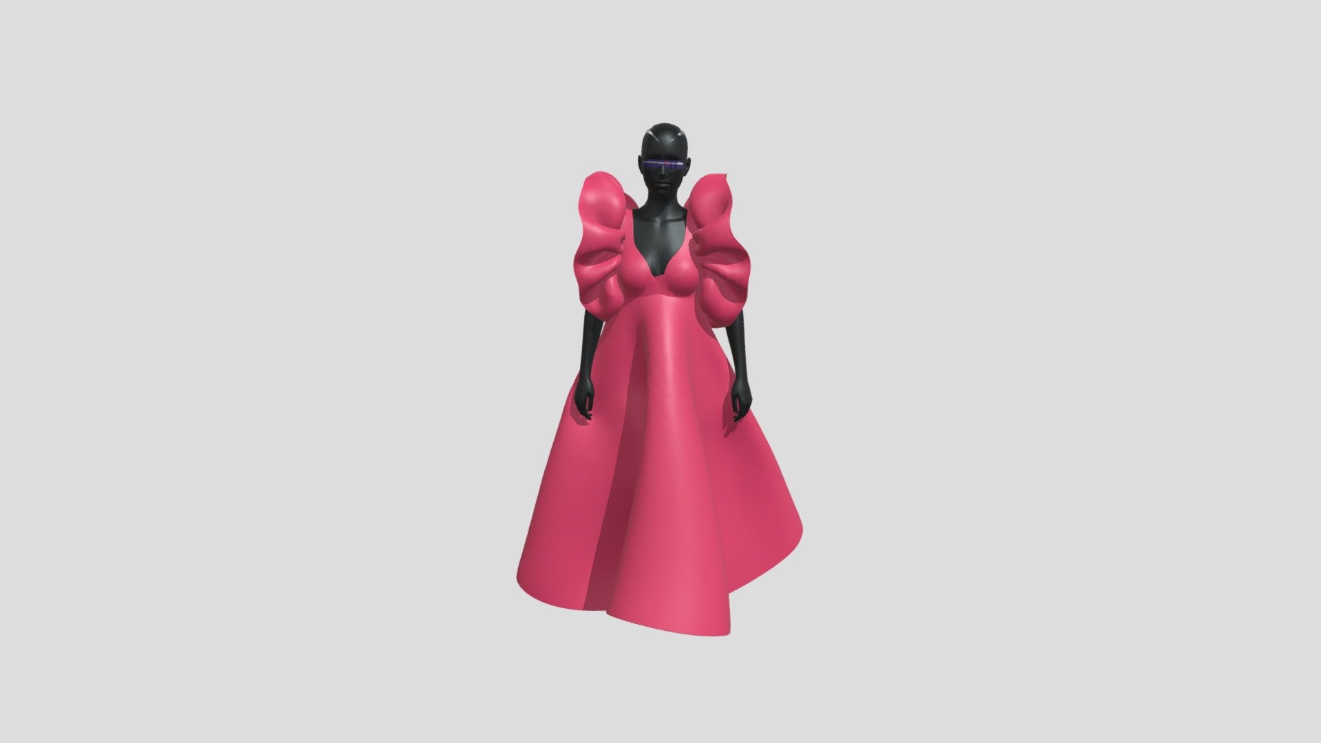 Rose dress - 3D model by OLA-3D [6082497] - Sketchfab