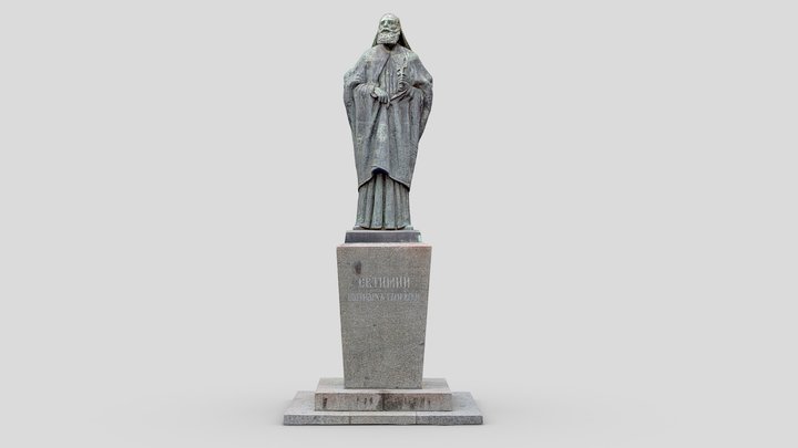 Statue of Saint Euthymius of Tarnovo (1938) 3D Model