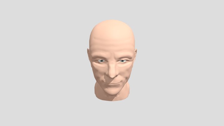 Carey_Jerel_Bust_F 3D Model