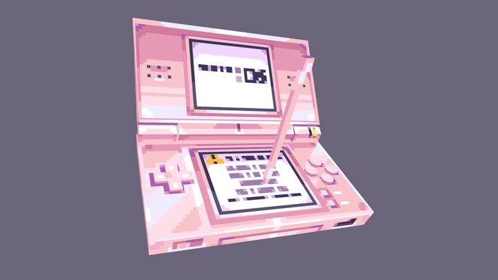Nintendo DS Lite 3D Model