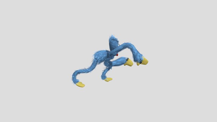 Huggy_wuggy_vent_chase_model 3D Model