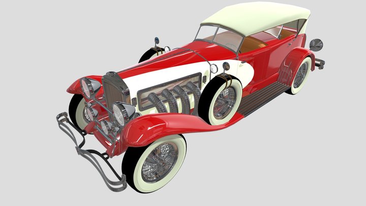 vintage car 3D Model