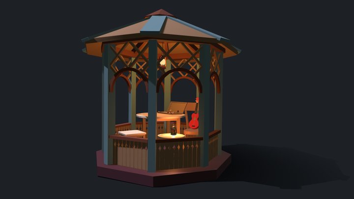 5 Things Draft In Color 3D Model