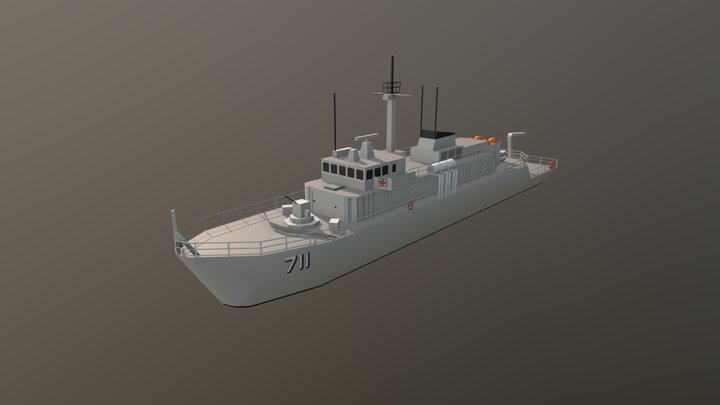 Pulau Rengat 3D Model
