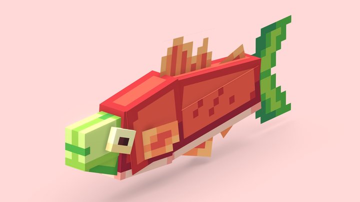 Salmon 3D Model