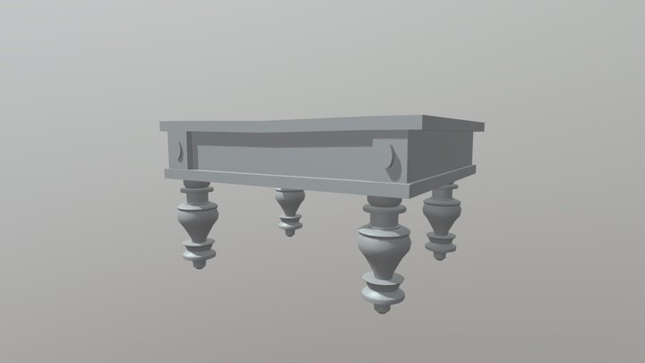 Furniture Table Model 3D Model