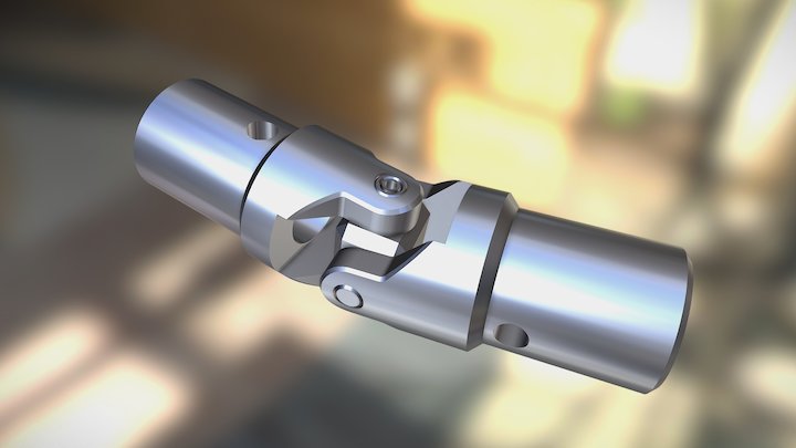 Articulated coupling Type 1 3D Model