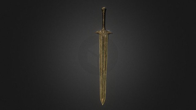 Dwarven sword 3D Model