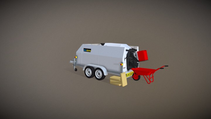 Asphalt Trailer Sketch F3A 3D Model