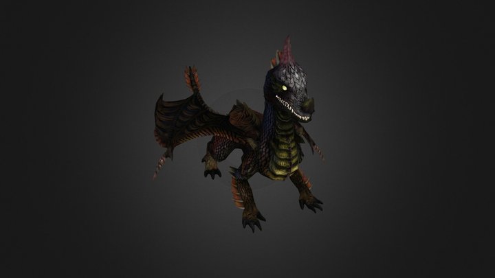 Dragon - Animated - Game Ready 3D Model