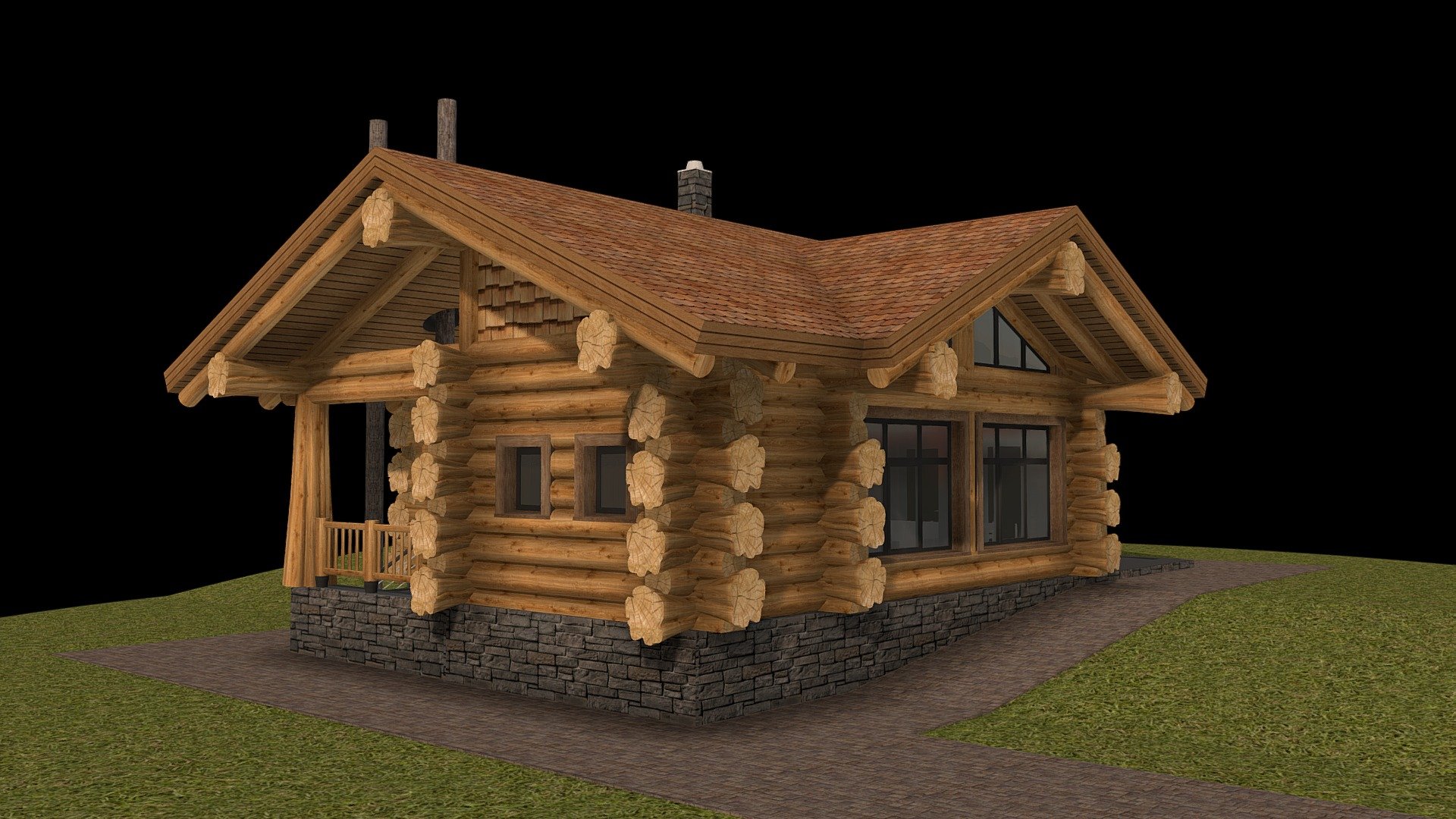 Баня 1.0 - Download Free 3D model by Лаборатория 2.0 (@Alexsandr ...