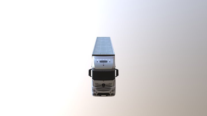 Benz Truck 3D Model
