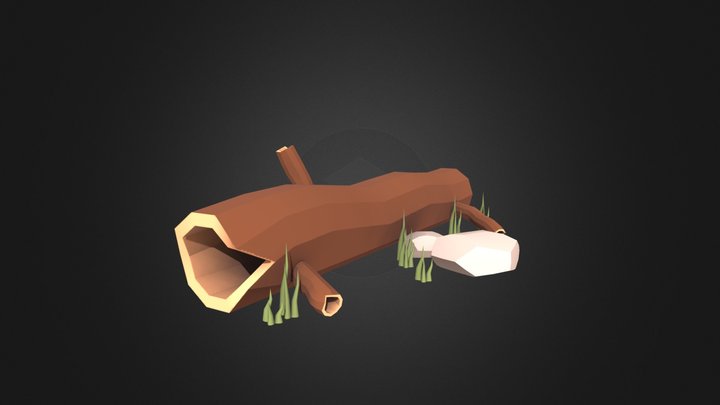 Log Scene 3D Model