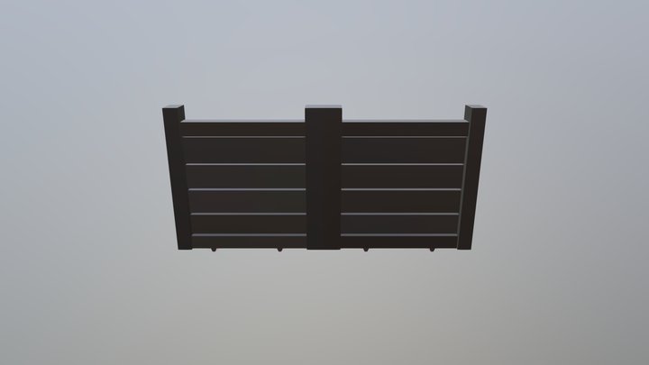 Portail Coulissant 1 3D Model