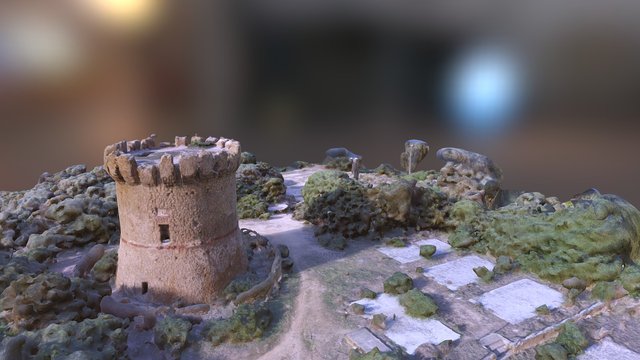 Tour Castagna CORSICA All right reserved 3D Model