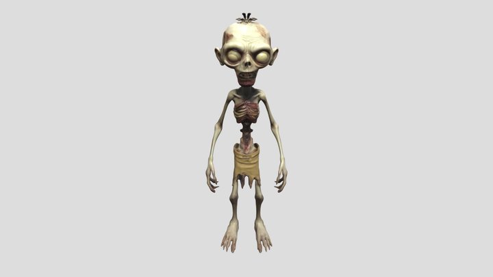 Stylized Zombie 3D Model