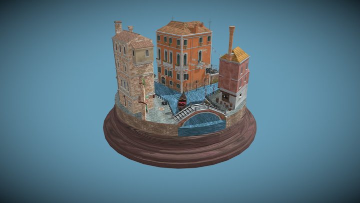 1DAE15 Van Gaalen Rick City Scene 3D Model