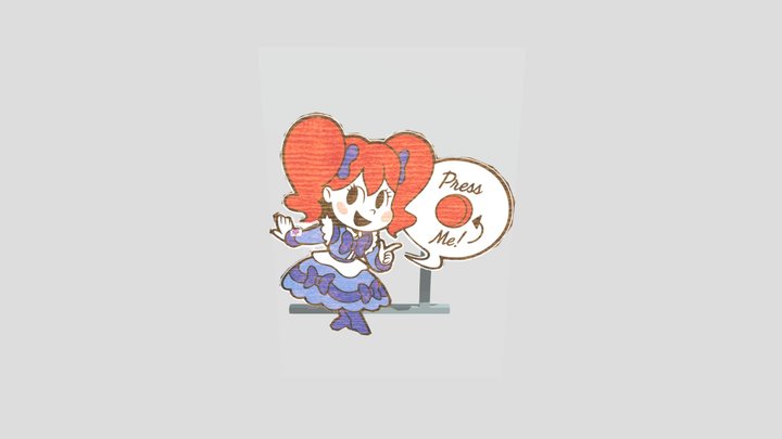 Poppy Playtime Chapter 5: Poppy Cutout V1 3D Model