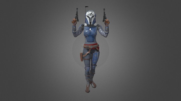 A mandalorian 2 3D Model